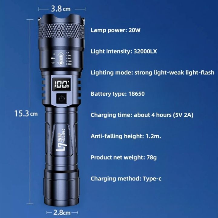 Mini%20Senter%20cas%20Terang%20Portabel%20Zoom%20Tahan%20air%20dan%20dapat%20diisi%20ulang%20senter%20taktis%20-%20Image%209