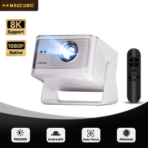 Magcubic HY350Max Voice Control Projector Auto Focus 900ANSI Support 8K Native 1080P With Wifi6 BT5.4 Portable Movie Outdoor