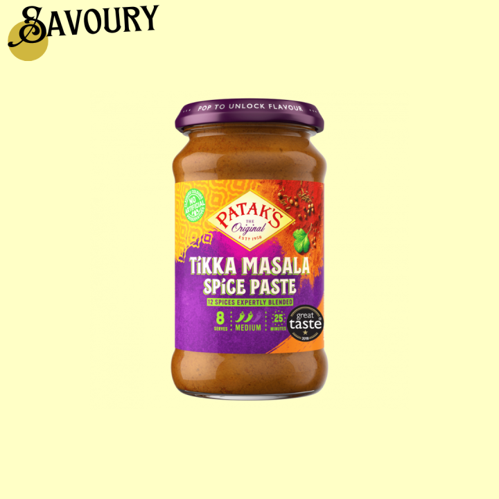 Pataks Tikka Masala Spice Paste 283g ซอสผัดทิกก้ามาซาล่า พร้อมปรุงจาก ...