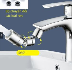 Đầu vòi nước xoay hướng 2 chế độ tiện lợi 1080 độ