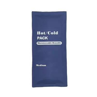 NEENCA Gel Cold & Hot Packs(2 Ice Packs) 5x9 in with 1 Adjustable Wrap. Reusable Warm or Ice Packs for Injuries Hip Shoulder Knee Back Pain