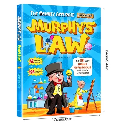 Murphys Law Learning Book for Kids with 128 Pages Paperback Illustrated Fun Educational Concepts 42 Ideas 126 Methods