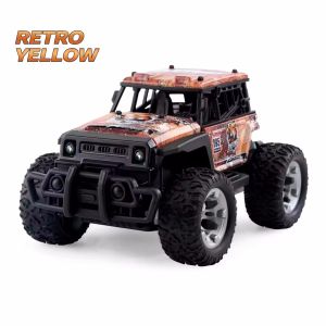 30KM/H 1/20 RC Car With LED Lights 2.4Ghz Double Motors RC Monster Truck All Terrain Off Road High Speed RC Racing Car Gift