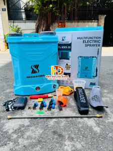 Bình phun thuốc trừ sâu bằng điện SINLEADER 1 Bơm và 2 Bơm. Acquy 12V - 8AH-12AH. Bơm cực mạnh. Bảo hành 1 Năm