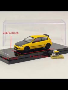 2026 Hobby HJ64 1/64 for TYPE R (EK9) & EG6) Sir-S JDM Style Customized Version with Engine Display Diecast Model Car Collection