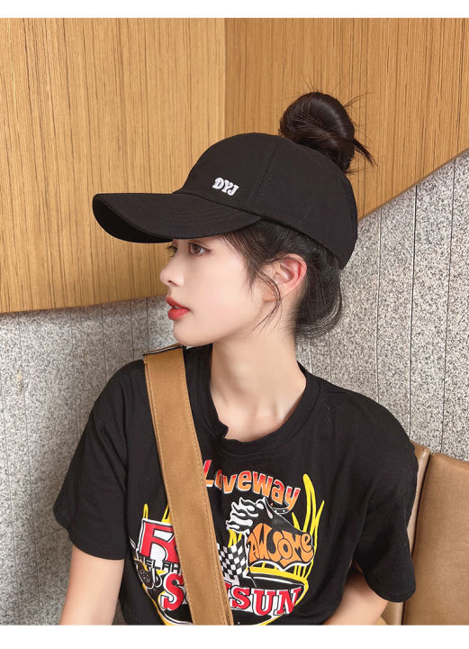Golf Hat Baseball Hats For High Ponytails Backless Ponytail Cap