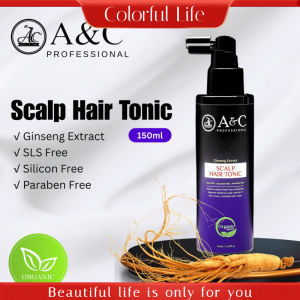 A&C Professional Salon Scalp Hair Tonic Organic Series 150ml 发廊专业生发水头皮护理 减少&预防掉发 Kulit Rambut Spray Tonik Rambut Gugur