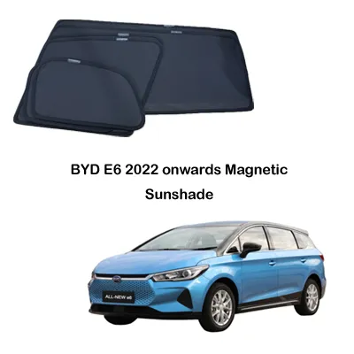 Magnetic Sunshades for BYD E6 - 2nd Generation - (From Year 2021 onwards)