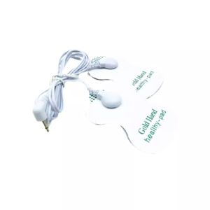 Extra Replacement DC 2.5mm 2 Way Snap Electrode Pads Leading Wire Conductive Cable Line for Tens EMS Electric Pulse Therapy Massager