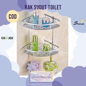 DILA RAK SUDUT KAMAR MANDI/RAK SUDUT/RAK SABUN/RAK MANDI/RAK SERBAGUNA (RAK SUDUT) SHENAR - LEMARIMAJUJAYA