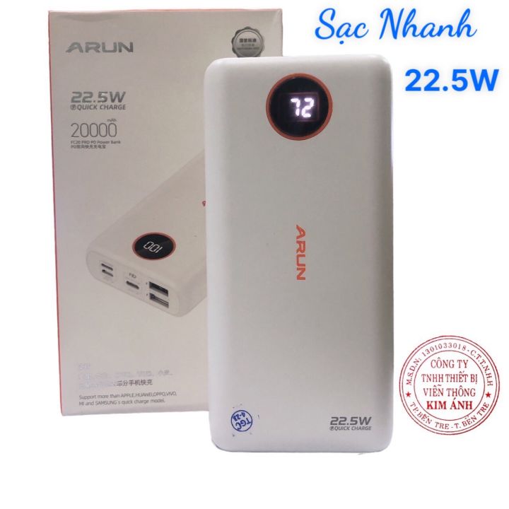 S%E1%BA%A1c%20D%E1%BB%B1%20Ph%C3%B2ng%20Arun%20FC20P%2020000%20mAh%20(PD%2022.5W,%20QC3.0)%20S%E1%BA%A1c%20Nhanh%202%20Chi%E1%BB%81u%20Type%20C,%20H%C3%A0ng%20ch%C3%ADnh%20h%C3%A3ng%20-%20Image%202