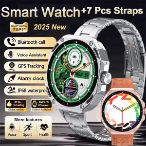 2025 New Smart Watch Men 1.52 AMOLED Screen GPS Tracker Heart Rate Bluetooth Calls Sport Fitness Waterproof SmartWatch Man Women