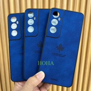 Maple Leaf Leather Case Realme C65 4G Luxury Cortex Anti-slip Advanced Phone Case
