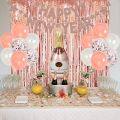 JOYMEMO 2024 Happy New Year Decorations 2024 Kit Rose Gold New Year Party Supplies Celebration Happy New Year Banner Number 2024 Balloons Tinsel Backdrop Curtain. 