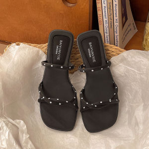 [Free Shipping] Polka Dot High-End Wedge Sandals For Women Summer Outdoor Wear 2026 New Model Versatile With Skirts Casual Sandals