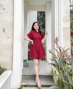 Toply shop COD + GRATIS ONGKIR Dres Korset wanita / Dres elegant / mini Dres korean style / Dres jisoo / Dres korea / Dres wanita rajut korea style / Dres rajut collar mini bodycon / Dres rajut lengan kombinasi / Dres wanita rajut