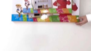 Kids Learning Writing Board Double Sides Wooden Drawing Board with Magnetic Letters