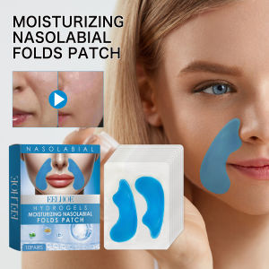 EELHOE Collagen Anti Wrinkle Patches for Face Nasolabial Line Repair Skin Care Gel Patches Firming Face Mask Anti Aging Stickers