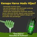 Madu Hijau Herbal Untuk Bantu Atasi asam lambung dan maag 210gr logo M. 