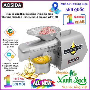 Máy ép dầu thực vật Nóng và Lạnh dùng trong gia đình hoặc nhà hàng. Thương hiệu Anh Quốc AOSIDA cao cấp WF-J168
