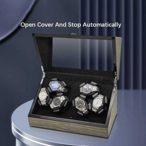 Premium Automatic Watch Winder Rotasi Case Pemutar Kotak Jam Tangan Otomatis