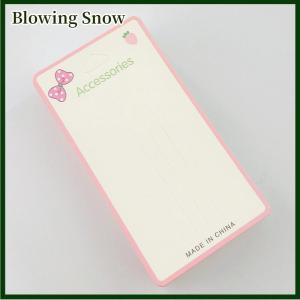 Blowing การ์ดแสดงรูปโบว์สีชมพู50ชิ้นสำหรับหนีบผมกิ๊บหนีบกระดาษการ์ดประดับผมอุปกรณ์ตกแต่งผมแบบ DIY แพคเกจเครื่องประดับกระดาษแข็ง