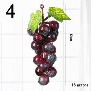 ZOATAAL Garden Fake Wedding Lifelike Decorative Grapes Home Decor Artificial Fruit Simulation