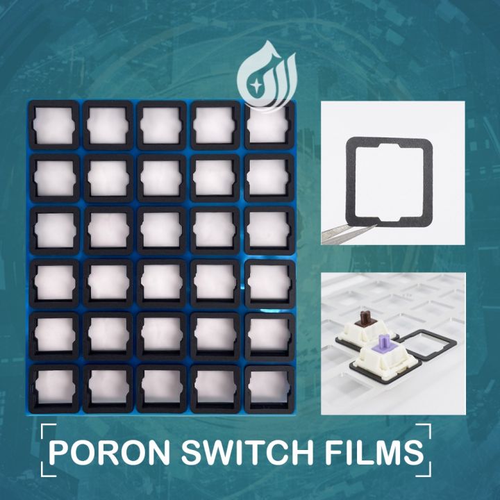 Amerteer Switch Film 120pcs Poron Pack Mechanical Keyboard Switches