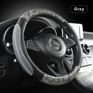 38cm Wood Grain Car Steering Wheel Cover Anti-Slip Wear-Resistant Four Seasons Universal