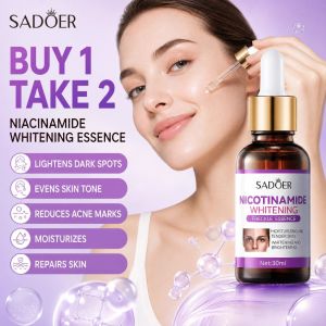 [ BUY 1 TAKE 2 ] SADOER Niacinamide Whitening Hyaluronic Acid Serum Remove Freckle VC Serum