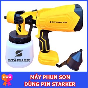 Máy phun sơn dùng pin STARKER Đức có chỉnh chế độ lưu lượng phun bảo hành 6 tháng