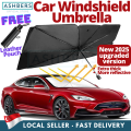 Car Windshield Umbrella Sun shade Windscreen for UV Protection, Foldable Reflective Umbrella for Temperature Reduction, Window Sun Shield Visor Shade Ultraviolet Rays. 