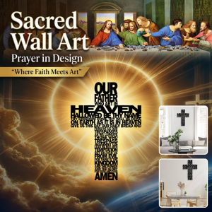 God Bless You Metal Crafts Decorative Piece for Living Room and Bedroom Wall Art Home Decor with Spiritual Encouragement