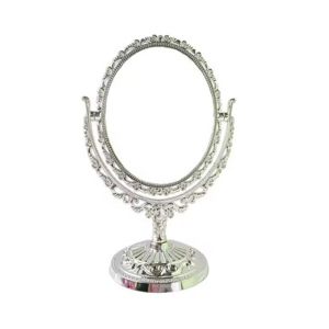 RGFV STORE Có khung Gương trang điểm xoay Hai  Độ nét cao Gương mỹ phẩm cổ điển Thiết thực Xoay 360 độ Gương trang điểm để bàn Dụng cụ trang điểm