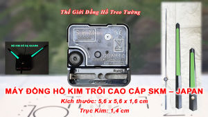 Máy Đồng Hồ NHẬT SKM S8888 JAPAN KIM TRÔI CAO CẤP – Bộ Kim ĐEN LỚN Có Dạ Quang – Bảo Hành 1 Năm – Tặng Pin Maxell.