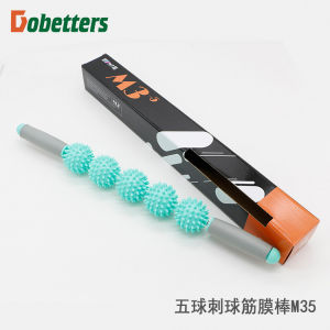 AU Hedgehog ball muscle relaxation massage roller yoga stick hedgehog massage stick fascia release stick