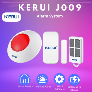 Alarm Rumah Strobe Sirine wireless KERUI J009 strobe Alarm System Keamanan Rumah
