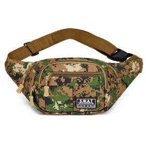 Belt Bag for Men Wear Resistant Waterproof Lightweight Zipper Crossbody Bag Worker Coin Purse Multi-function Waist Bag