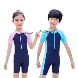 BAJU RENANG ANAK KOMBINASI BAJU DIVING POLOS ANAK BAJU RENANG ANAK LAKI DAN PEREMPUAN USIA 0-10 TAHUN