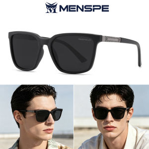 MENSPE Mens Driving Sunglasses Fashion Polarized Sunglasses Square Frame Sunglasses UV400 Clear Vision Sunglasses Cycling Riding Running Fishing Glasses for Men