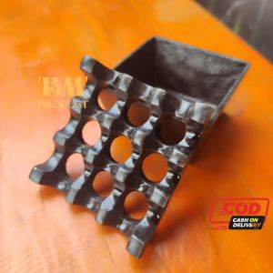 Asbak Rokok Almunium Lubang 18 Antik Polished 1 pcs Asbak Hotel Asthray Holes