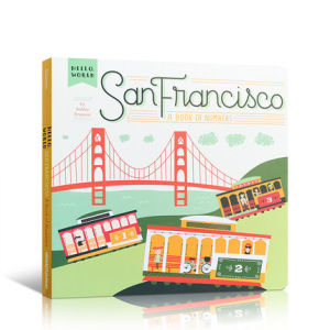 milumilu San Francisco: A Book of Numbers buku Childrens early education picture board book