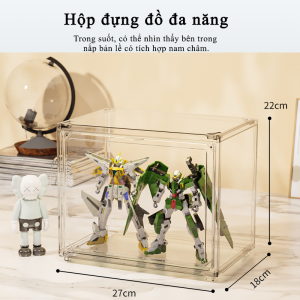 Hộp Trưng Bày Đồ Chơi Acrylic Trong Suốt Tủ Trưng Bày Búp Bê Hộp Đựng Đồ Chơi Hộp Nhựa Trong Suốt để Trưng Bày Mô Hình
