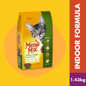 Meow Mix Dry Cat food Indoor Health 1.43kg Lazada PH