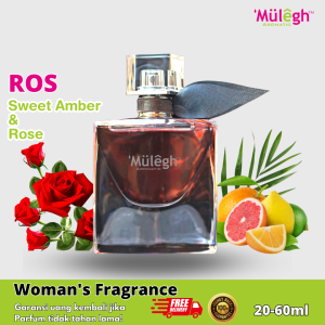 Mulegh Parfum - ROS 20-60ml | Parfum Wanita Wangi 12Jam 24Jam & 36Jam