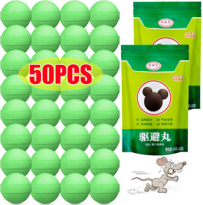 50/20Pcs Snakes Rats Away Repellent / Repellent Balls for Outdoors Indoor Snakes Rats Bugs / Yard Lawn Garden Pest Insect Control