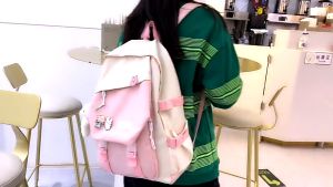 korean Cute Style large capacity School Backpack casual Waterproof laptop travel bag for girls women