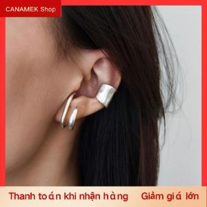CS Thời trang retro phụ nữ piercless Tai Clip bông tai cổ điển rộng C hình dạng hợp thời trang Earcuff Bông Tai cô gái Quà Tặng đơn giản hàng ngày mặc đồ trang sức