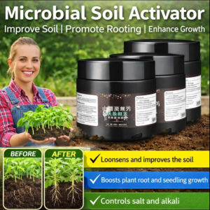 HFH Microbial Soil Activator Organic Fertilizer Soil Conditioner Enhance Soil Fertility Improve Plant Growth Garden Lawn Plants Soil Amendment
