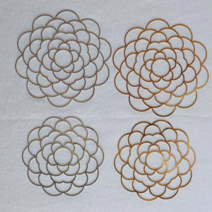 3Pcs Iron Wire Floral Grid Organiser Iron Wire Frogs Insert for Vases Flower Arrangement Bouquets Home Decoration